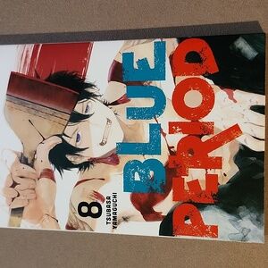 Blue Period Manga Volume 8, Excellent "LIKE NEW" Condition - Read 1x Only